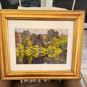 Framed photo of Asticou Garden